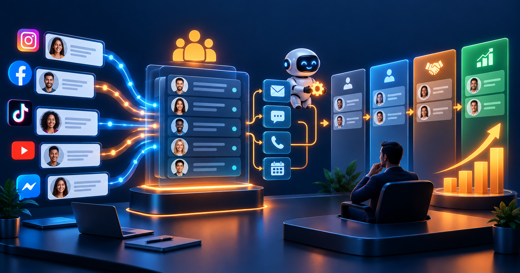 إدارة عملاء وسائل التواصل: ربط إنستغرام وفيسبوك بنظام CRM